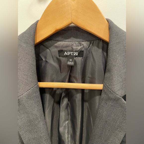 Apt 9 Women’s Blazer in Dark Grey/Blue Size 10 - Picture 6 of 6